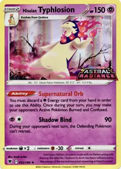 Hisuian Typhlosion - (GameStop Exclusive) 052/189 - Misc Cards - PTCG - NM - Image 1