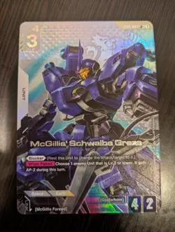McGillis' Schwalbe Graze LR+ ST05-007 Nm Gundam Card Game English - Image 1