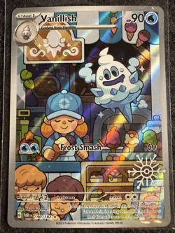 Vanillish 190/182 Holiday 2025 Snowflake Stamp Promo SEALED Pokemon TCG Card - Image 1
