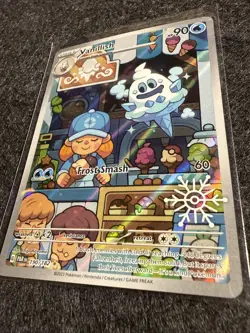 Vanillish 190/182 Holiday 2025 Snowflake Stamp Promo SEALED Pokemon TCG Card - Image 2