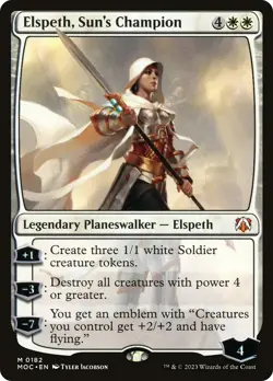 Elspeth, Sun's Champion March of the Machine Commander NM CARD ABUGames - Image 1
