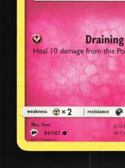 Ralts 91/147 LP Burning Shadows English Pokemon Card TCG - Image 2