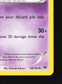 Kirlia 69/162 BREAKthrough MP Pokemon Card TCG - Image 3