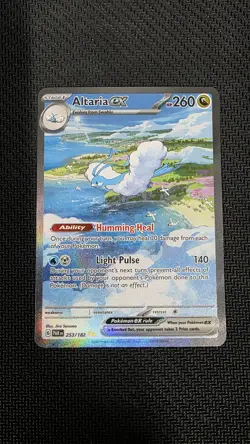 Pokemon TCG Altaria EX Paradox Rift Holo Card Special Illustration Rare 253/182 - Image 1