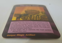 The Holy Grail Card INWO Illuminati New World Order Game Unlimited Rare Card - Image 2