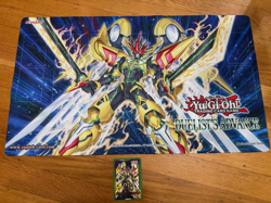 Yugioh Duelist's Advance Premiere Event Sneak Peek Playmat & Field Center Card - Image 1