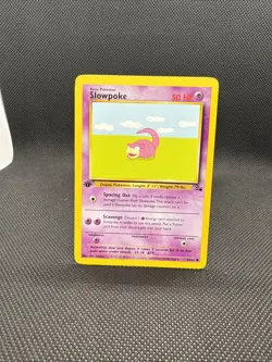 SLOWPOKE - 55/62 - 1st Edition Fossil - Common - Pokemon Card - NM - Image 1