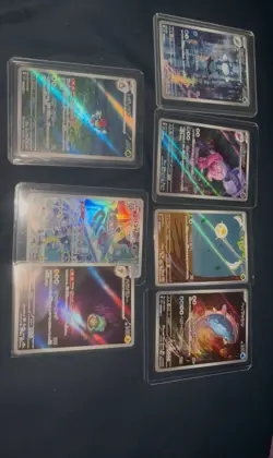 Pokemon TCG Illustration/Art Rare 7 Card Japanese Lot - Image 1