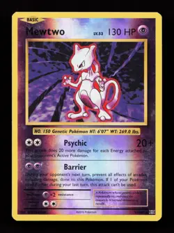 Mewtwo 51/108 Reverse Holo Rare XY - Evolutions Pokemon Card - Image 1