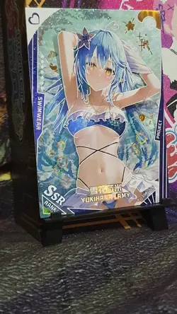 Goddess Story BEAUTIFUL ELEGANT PROJECT SSR026 YUKIHANA LAMY HOLOLIVE WAIFU CARD - Image 2