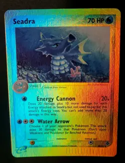 Pokemon TCG Seadra Dragon Reverse Holo Card 39/97 EX Dragon - Image 1