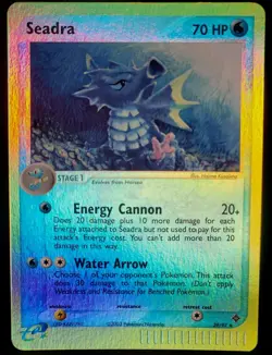 Pokemon TCG Seadra Dragon Reverse Holo Card 39/97 EX Dragon - Image 5