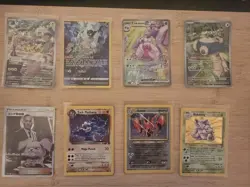 Pokemon Card Lot of 8 Cards - Promo Snorlax, Mew, Nidoking, Pikachu, Scizor - Image 1