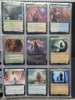 172 Card LOT of 2023 MTG Lord of the Rings LOTR (has 91 foil cards!) - Image 2