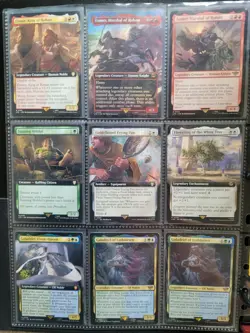 172 Card LOT of 2023 MTG Lord of the Rings LOTR (has 91 foil cards!) - Image 3