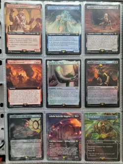 172 Card LOT of 2023 MTG Lord of the Rings LOTR (has 91 foil cards!) - Image 4