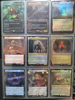 172 Card LOT of 2023 MTG Lord of the Rings LOTR (has 91 foil cards!) - Image 5