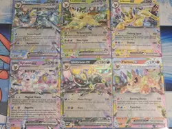 Prismatic Eeveelutions Set of 6 Ex Cards Regular Not Stamped - Image 1