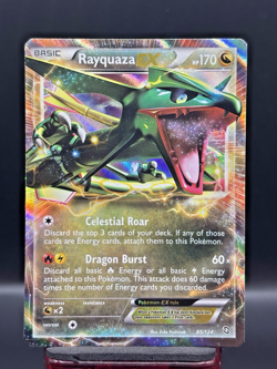 Rayquaza EX - 85/124 - Dragons Exalted - Ultra Rare Pokemon EX Card - LP - Image 1