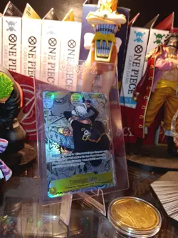 ENG Trafalgar Law (Manga Rare) One Piece Alt Art OP10-119 Royal Blood Foil Card - Image 2