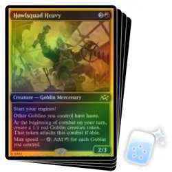 FOIL HOWLSQUAD HEAVY (FIRST-PLACE FOIL) X4 Aetherdrift DFT Magic MTG MINT CARD - Image 1