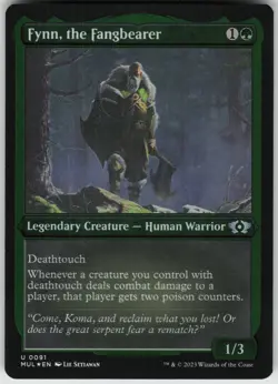 Foil Fynn, the Fangbearer (Foil Etched) 91 March of the Machine: Multiverse Lege - Image 1