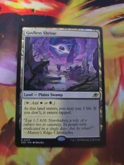 1x Godless Shrine - Edge of Eternities - NM - MTG - Image 1