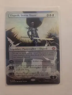Elspeth, Storm Slayer (Borderless) Tarkir: Dragonstorm Foil 398 MTG - Image 1