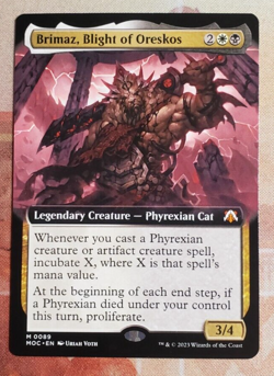 Brimaz, Blight of Oreskos (Extended Art) - Commander: March of the Machine (MOC) - Image 1
