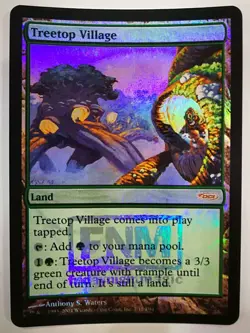 MTG Treetop Village (FNM) Promotional (Foil) - Image 1
