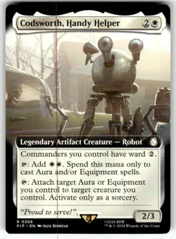 Codsworth, Handy Helper (Extended Art) R Universes Beyond: Fallout 366 NM Normal - Image 1