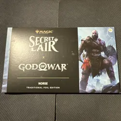 Magic The Gathering MTG Secret Lair God of War Norse Traditional Foil - Image 1