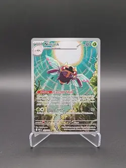 Pokemon Ninjask 137/132 Illustration Rare Pokemon TCG Me01 Mega Evolution Holo - Image 1