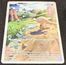 Paldean Wooper 102/94 PFL EN Illustration Rare Phantasmal Flames Pokemon TCG NM - Image 3