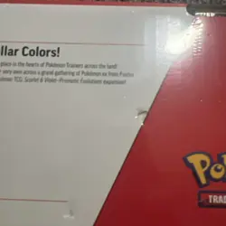 Sam's Club Pokemon Prismatic Evolutions ETB + Pokeball Bundle sealed small tear - Image 5