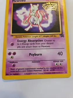 Pokemon Mewtwo 70 HP Promo, stamped pokemon the first movie - Image 4