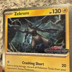 Pokemon TCG Zekrom 066/182 Paradox Rift Stamped Cosmos Holo Promo ?? - Image 4
