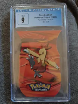 2003 Topps Pokemon Advanced Embossed Evolution Die Cut - Combusken 8 Of 18 POP 2 - Image 1