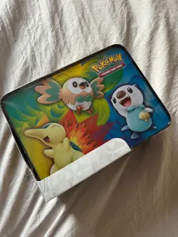 Pokemon TCG 2022 Arceus Factory Sealed Treasure Chest Lunch Box Tin - Image 2
