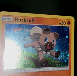 Rockruff SM120 Black Star Promo HD Galaxy Swirl ?? - Image 4