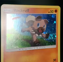 Rockruff SM120 Black Star Promo HD Galaxy Swirl ?? - Image 5