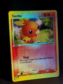 Torchic 74/109 Reverse Holo Pokemon 2003 EX Ruby & Sapphire NM - Image 2