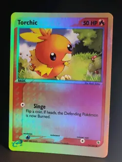 Torchic 74/109 Reverse Holo Pokemon 2003 EX Ruby & Sapphire NM - Image 3