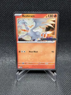 [Stamped] Reshiram 22/142 Stellar Crown Stamped Cosmo Foil - Pokemon TCG Promo - Image 1