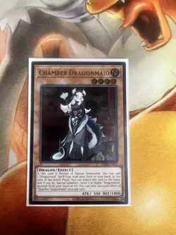 Chamber Dragonmaid OP28-EN002 Ultimate Rare Near Mint Yugioh TCG - Image 1
