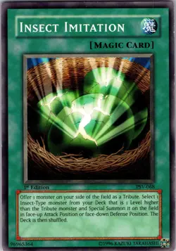 Yu-Gi-Oh Insect Imitation Pharaoh's Servant PSV-068 1st Edition Common Card LP - Image 1