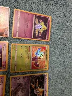 Lot of 8 Pokemon Cards Mewtwo Celebi and Jirachi See Photos and Description - Image 3