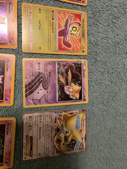 Lot of 8 Pokemon Cards Mewtwo Celebi and Jirachi See Photos and Description - Image 4
