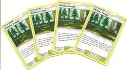 4x VIRIDIAN FOREST 156/181- TEAM UP Pokemon Card- HTF TRAINER -PLAYSET -NM/MINT - Image 1