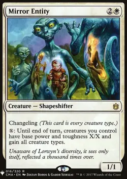 MTG The List/Mystery Booster Mirror Entity Magic Gathering Card NM/M PACK FRESH - Image 1
